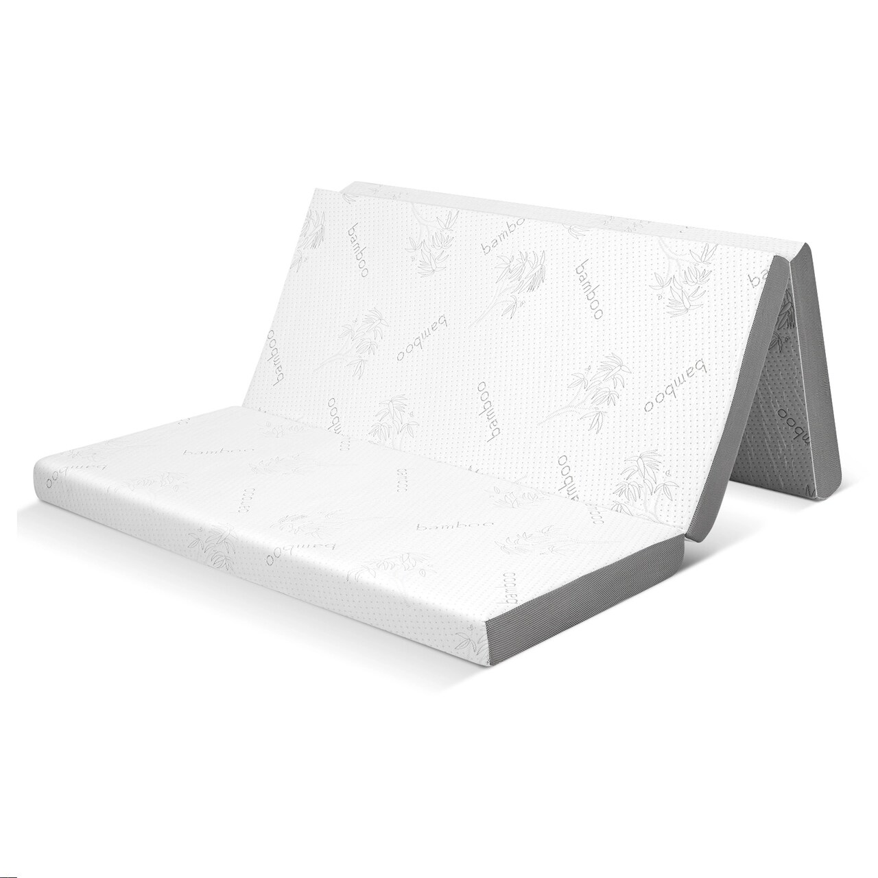 4-Inch Tri-Fold Cool Gel Memory Foam Mattress with Ergonomic Support